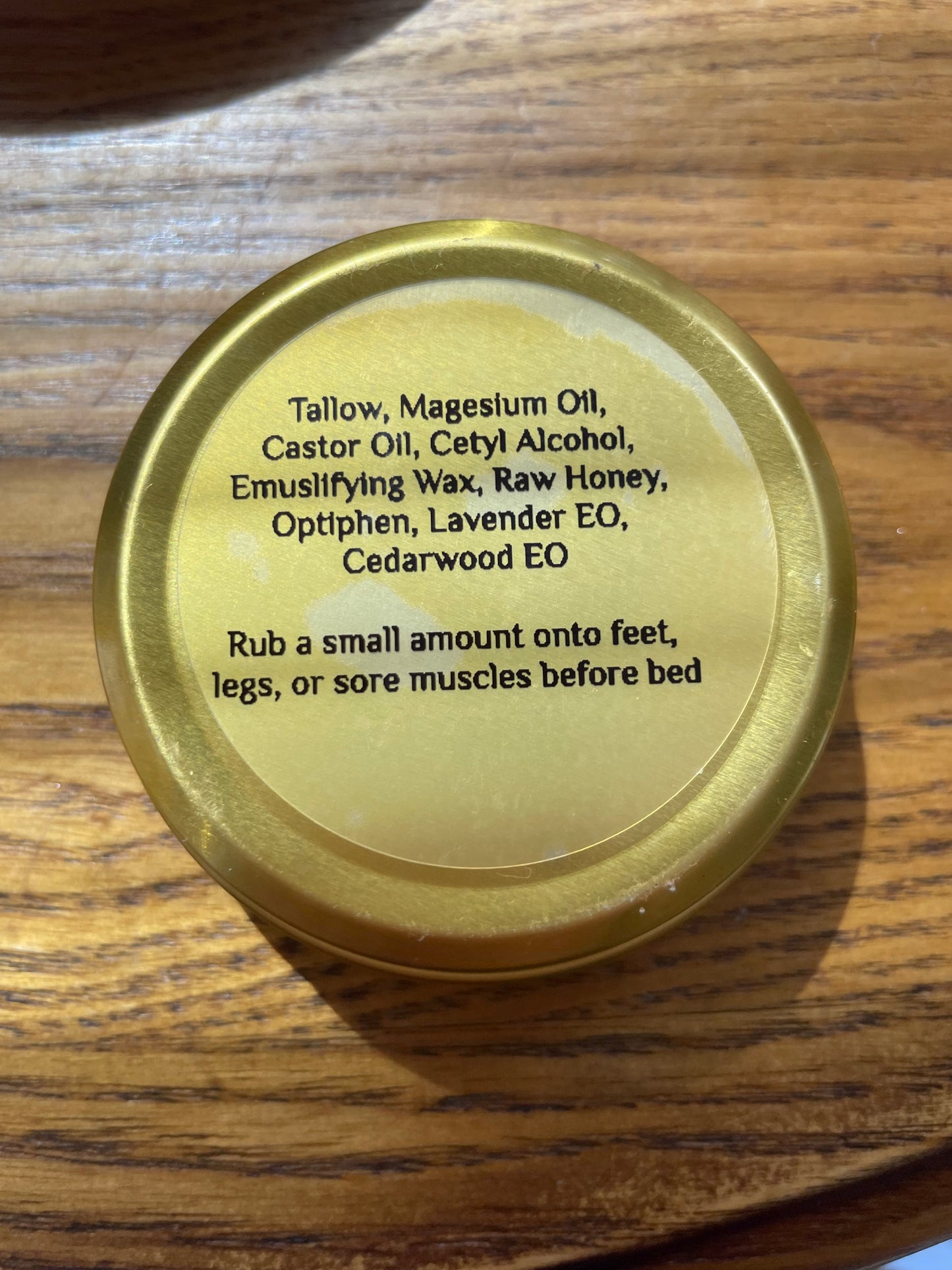 Magnesium Tallow Balm