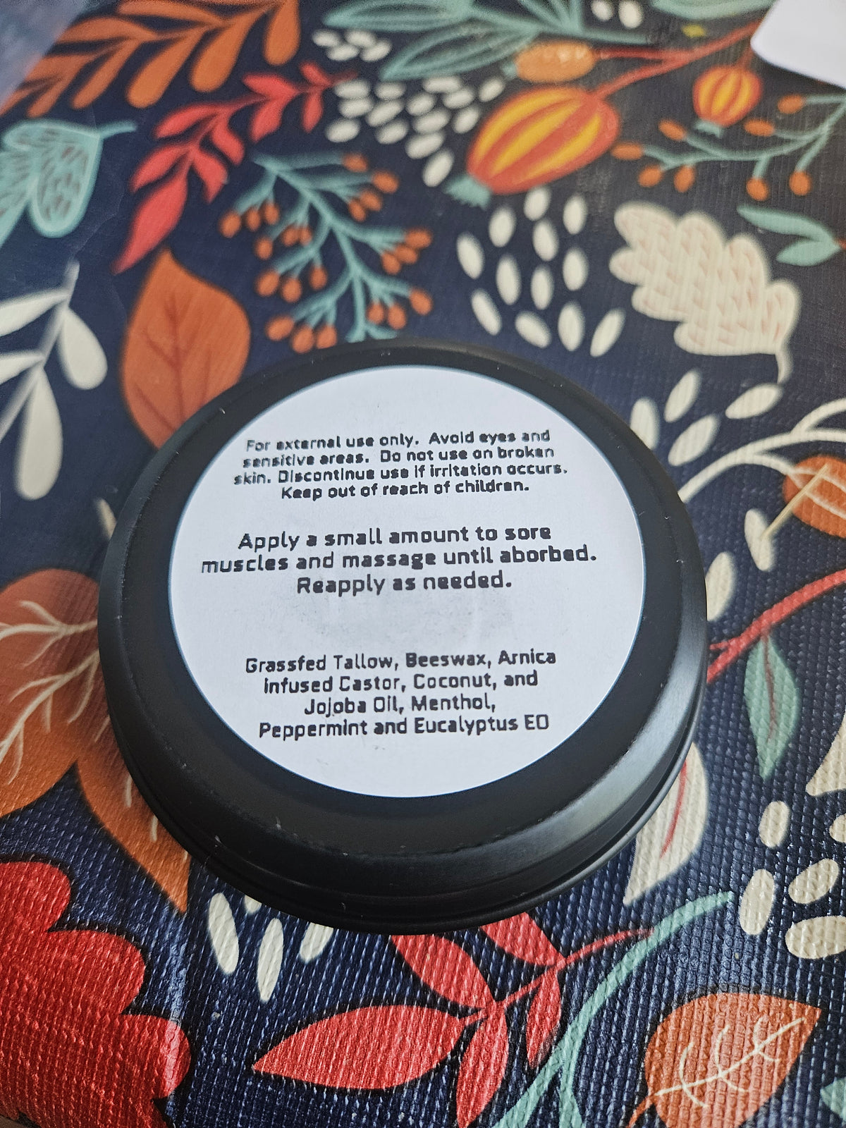 Tallow Muscle Balm