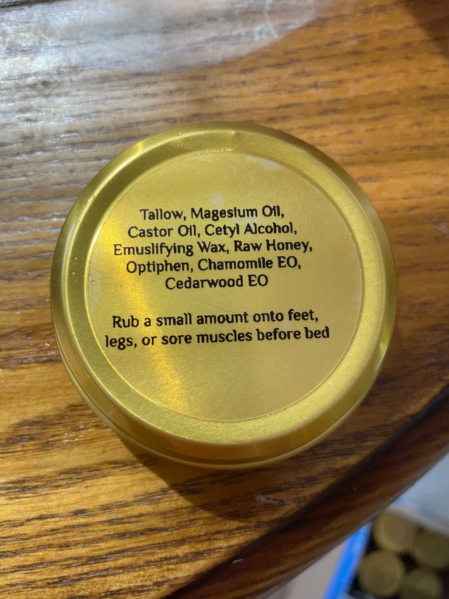 Magnesium Tallow Balm